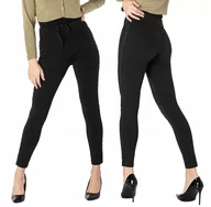 Legginsy - Eleganckie Spodnie Legginsy Damskie 46702-03 r M - miniaturka - grafika 1