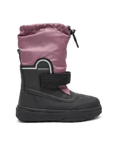 Geox Śniegowce J Bunshee PG Abx B J46HSB-0MEFU C8049 Czarny - Buty dla dziewczynek - miniaturka - grafika 1