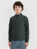 Bluzy dla chłopców - 4F Polar regular ze stójką chłopięcy - zielony 122 (6-7 lat) - miniaturka - grafika 1