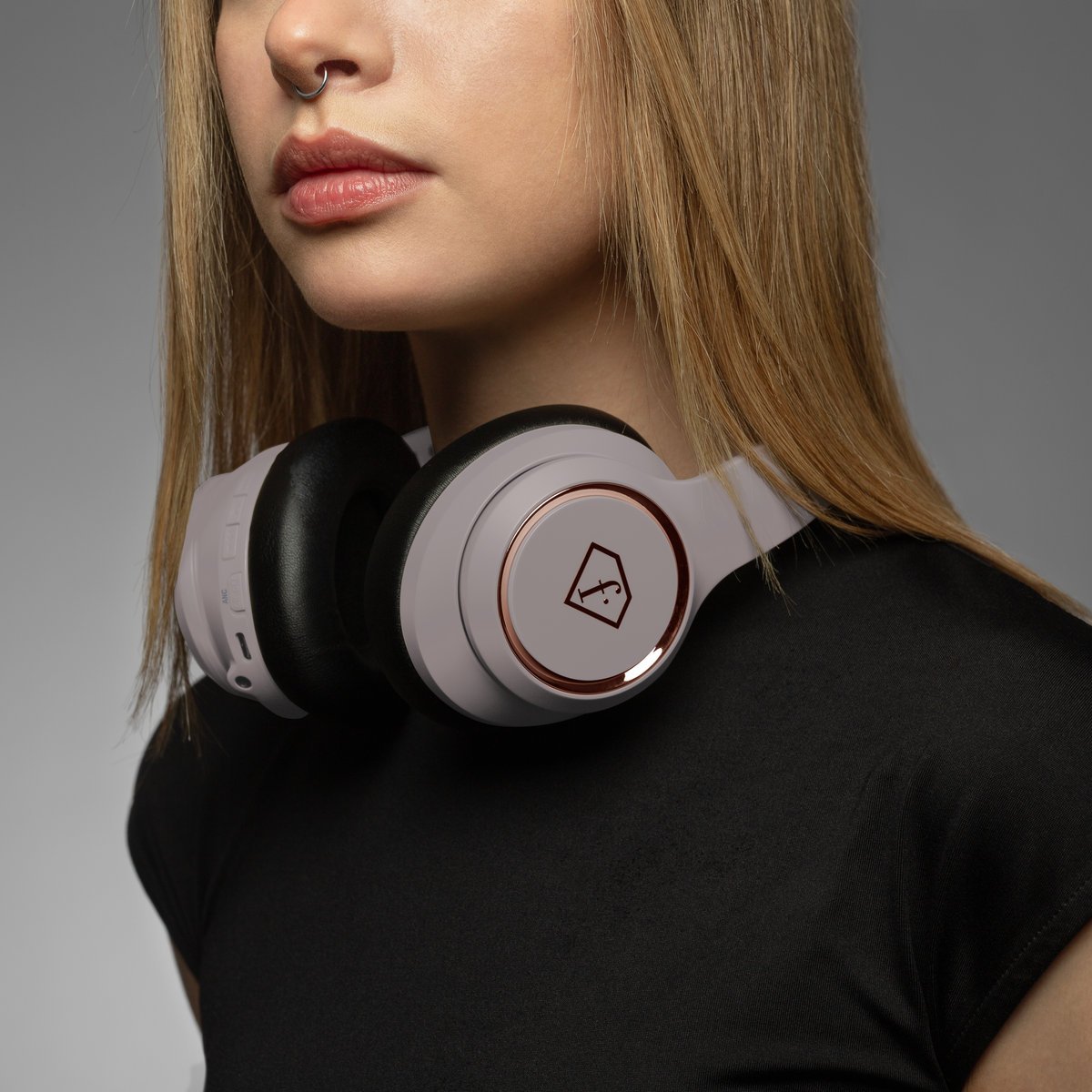 Słuchawki bezprzewodowe ANC FashionTV FTV-0018 Taupe Collection