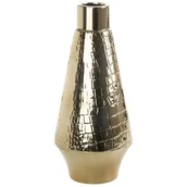 Wazony i flakony - Wazon EUROFIRANY Erna 14 x 31 cm Złoty - miniaturka - grafika 1