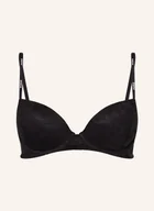 Biustonosze - Hugo Biustonosz Push-Up Leo Lace schwarz - miniaturka - grafika 1