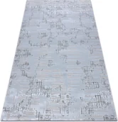 Dywany - Dywan AKRYL DIZAYN 8840 jasny niebieski 100x200 cm - miniaturka - grafika 1