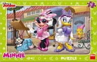 Puzzle - Myszka Minnie puzzle ramkowe 15 elementów dla dzieci 3+ - miniaturka - grafika 1