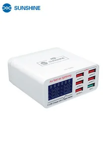 ��adowarka Serwisowa SS-304Q 6xUSB LCD - Ładowarki do telefonów - miniaturka - grafika 1
