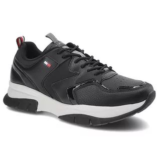 Sneakersy damskie - Tommy Hilfiger, Sneakersy, T3A4-31177-0518999 Black 999, rozmiar 36 - grafika 1