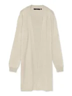 Swetry damskie - Vero Moda Kardigan w kolorze beżowym - miniaturka - grafika 1