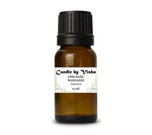 Olejek zapachowy - Lime Basil Mandarin - Candle by Visha - 10 ml - Aromaterapia - miniaturka - grafika 1