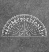 Pomoce naukowe - Podłogowy Kątomierz Prawy - miniaturka - grafika 1