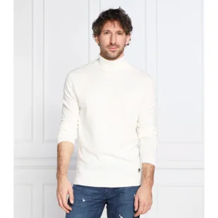 Karl Lagerfeld Golf | Slim Fit | z dodatkiem wełny - Swetry męskie - miniaturka - grafika 1