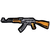 Odzież taktyczna i umundurowanie - Patch Karabin AK-47 naszywka 90mm x 32mm - miniaturka - grafika 1