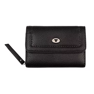 Portfele - Tom Tailor Damska Lilly, Medium Flap Wallet, czarna, one size 29280 60 - grafika 1