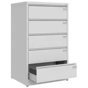 Meble i wyposażenie gabinetów medycznych - Pojemna szafka na dokumenty SZK 305 LX z szufladami - miniaturka - grafika 1