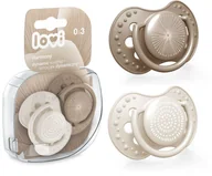 Smoczki uspokajające - Lovi Smoczek Dynamiczny Ortodontyczny Harmony Girl 2szt. 0-3m - miniaturka - grafika 1