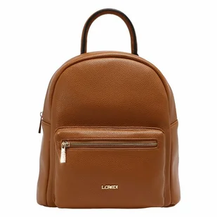 L.Credi Budapest City Backpack 28 cm cognac - Plecaki - miniaturka - grafika 1