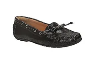 Półbuty damskie - Dunbar Groove [black suede] - rozmiar 38 - miniaturka - grafika 1