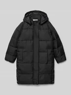 Kurtki i płaszcze dla dziewczynek - Płaszcz pikowany o kroju regular fit z odpinanym kapturem model ‘IRENE’ - miniaturka - grafika 1