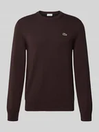 Swetry męskie - Sweter z dzianiny kroju regular fit z mieszanki bawełny - miniaturka - grafika 1