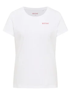 Mustang T-Shirt Alma 1016748 Biały Regular Fit - Koszulki i topy damskie - miniaturka - grafika 1