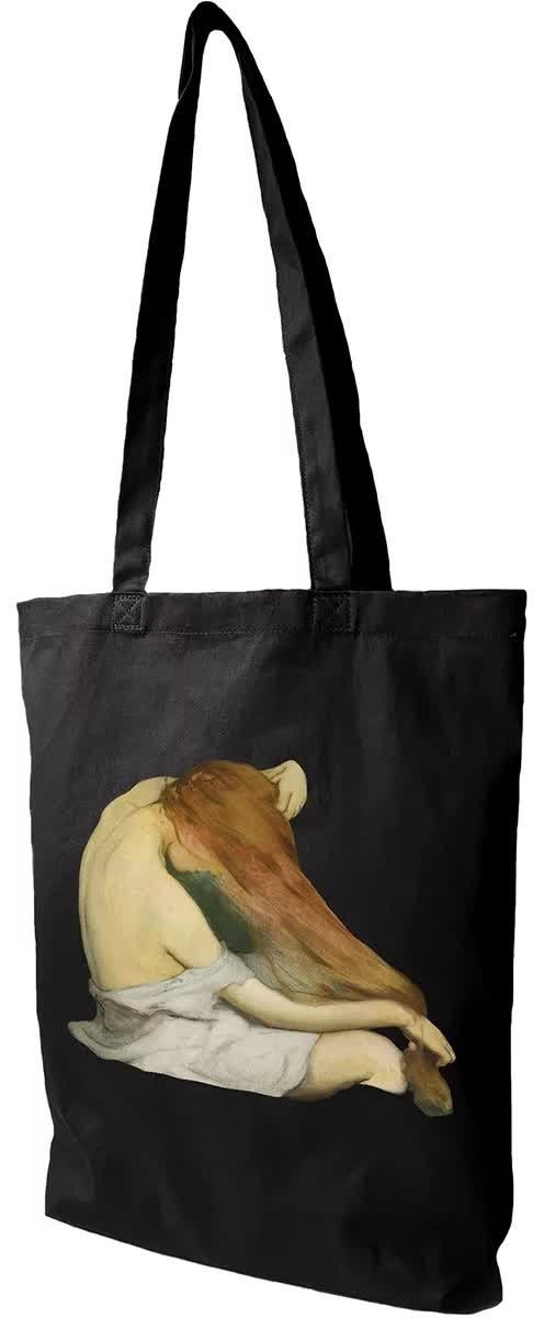 Torba bawełniana Czesząca się Władysław Ślewiński