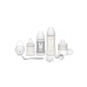 Smoczki uspokajające - Suavinex Zestaw startowy | Welcome Baby Set szary |  Hygge Baby sauvinex-3-306627 - miniaturka - grafika 1