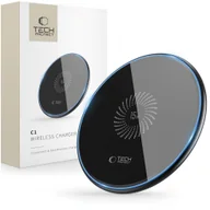 Ładowarki do telefonów - Ładowarka indukcyjna bezprzewodowa 15W - czarna Ładowarka indukcyjna bezprzewodowa 15W - czarna - miniaturka - grafika 1