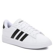 Półbuty męskie - Buty adidas Grand Court Cloudfoam Comfort Shoes GW9195 Ftwwht/Cblack/Ftwwht - miniaturka - grafika 1