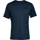 Koszulki męskie - Koszulka męska Under Armour Sportstyle Left Chest SS Dark Blue S - miniaturka - grafika 1