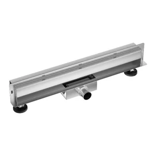 Balneo Odpływ liniowy ścienny W-Drain NEXT 700mm INOX B1-A0301010102-2 - Odpływy liniowe - miniaturka - grafika 1