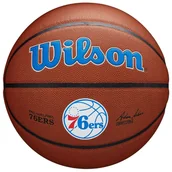 Koszykówka - Wilson Team Alliance Philadelphia 76ers Ball WTB3100XBPHI, unisex, piłki do koszykówki, Brązowe - miniaturka - grafika 1