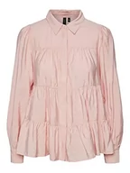 Bluzki damskie - YAS Damska koszulka Yaspala Ls S. Noos bluzka, Silver Pink, XS - miniaturka - grafika 1