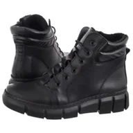 Botki damskie - Botki Czarne 562S 011.0114 (HE9-b) Helios - miniaturka - grafika 1