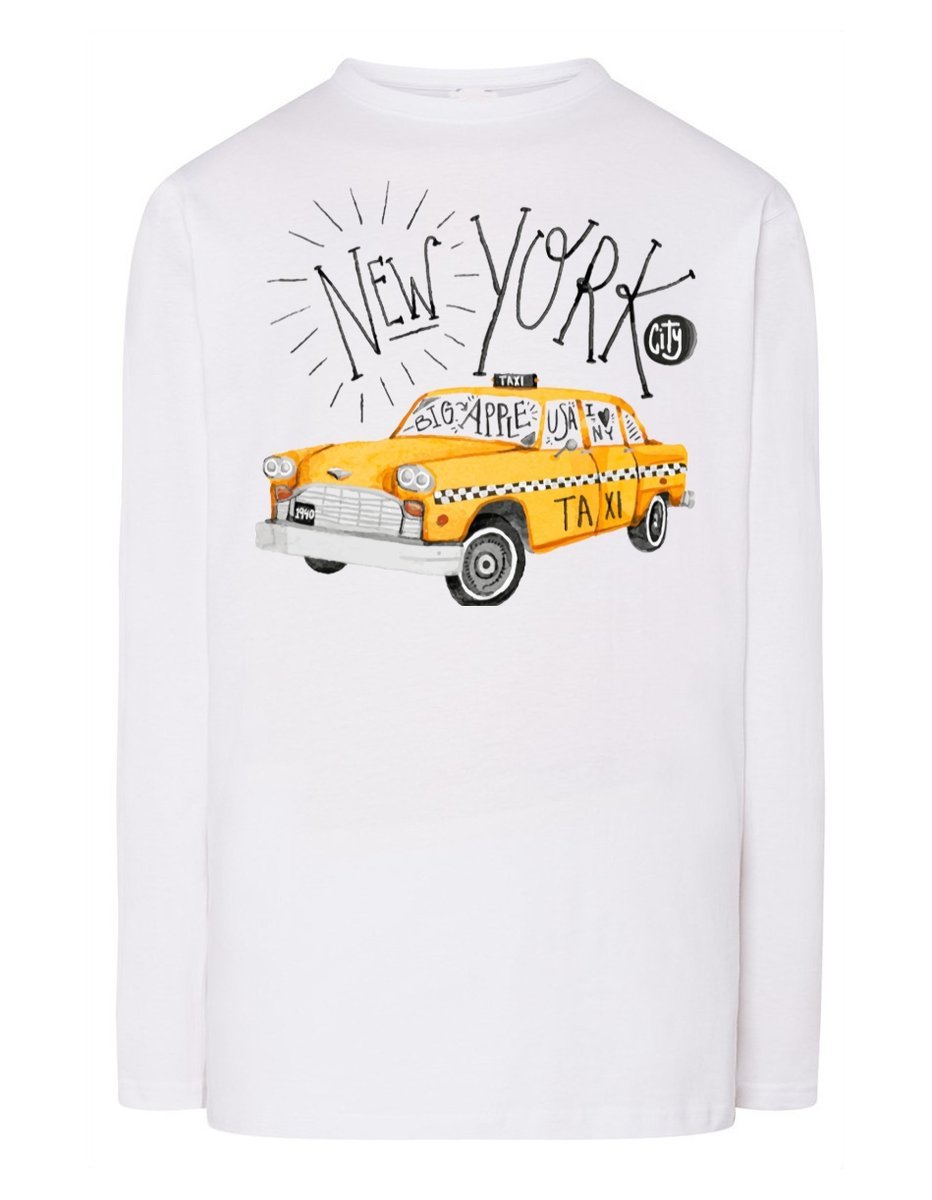 Longsleeve męski nadruk Taxi NOWY JORK r.S