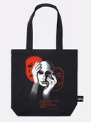 Torby i wózki na zakupy - Zrzućcie Maski / Witold Gombrowicz / Torba Bawełniana / Czarna - miniaturka - grafika 1