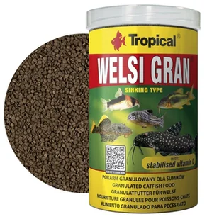 TROPICAL Welsi Gran - pokram dla ryb strefy dennej - Pokarm dla ryb - miniaturka - grafika 1