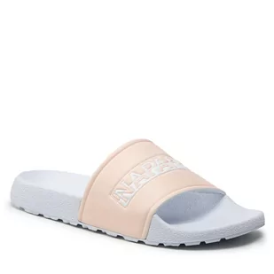 Napapijri Klapki Park NP0A4GUD White/Pink - Klapki i japonki damskie - miniaturka - grafika 1