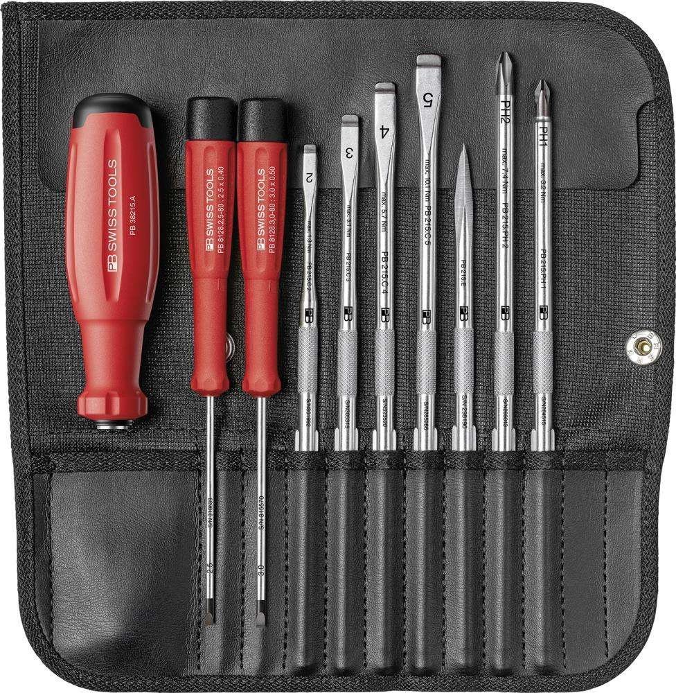 PB Swiss Tools Zestaw trzpieni wymiennych 10-częściowy