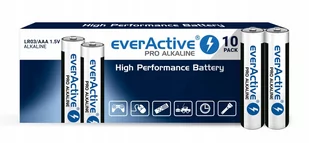 EverActive 10 x baterie alkaliczne Pro LR03 AAA taca - Baterie i akcesoria - miniaturka - grafika 3