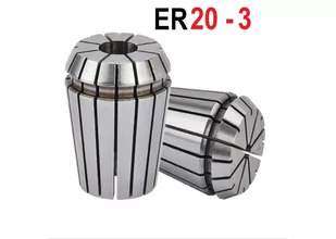 Tulejka zaciskowa ER20 FI 3mm Bicie 0,008mm CNC Professional - Tuleje - miniaturka - grafika 1