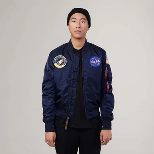 Alpha Industries MA-1 VF NASA REP. BLUE - Kurtki męskie - miniaturka - grafika 1