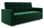 Sofy i kanapy - Zielona rozkładana wersalka tapicerowana H2-N72 - miniaturka - grafika 1