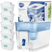 Dzbanki filtrujące - Dzbanek Filtrujący Brita Flow 8,2L + 4x Filtr Brita Maxtra 1szt. (Pure Performance) - miniaturka - grafika 1