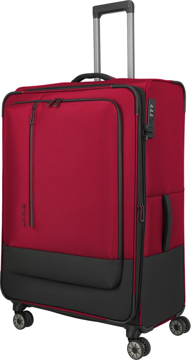 Walizka duża Travelite CrossLite 4K 81 cm Red