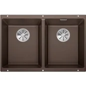 Zlewozmywaki - Blanco SUBLINE 350/350-U kawowy 523583 - miniaturka - grafika 1