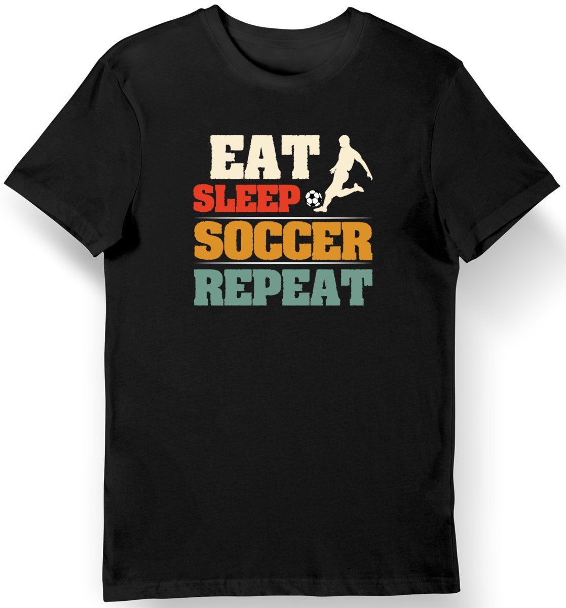 Koszulka męska dla piłkarza z napisem 