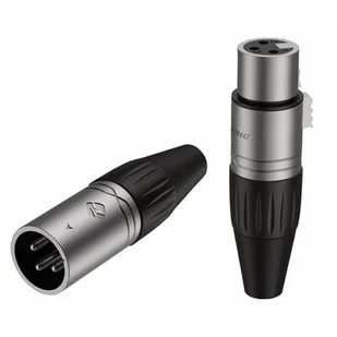 Roxtone XP3FM - Wtyki mikrofonowe XLR żeńskie męskie (para) - Kable - miniaturka - grafika 1