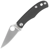 Noże - Nóż składany Spyderco Bug Black G10, Satin 12C27 (C133GBKP) - miniaturka - grafika 1