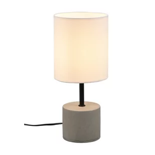 Trio Rl Ben R51251001 lampa stołowa lampka 1x40W E14 biała/szara - Lampy stojące - miniaturka - grafika 1