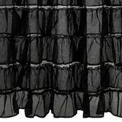 Firany - Firana gotowa EUROFIRANY Dani 1 140 x 250 cm Czarny - miniaturka - grafika 1