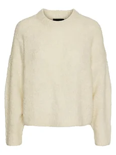 Pieces Sweter w kolorze kremowym - Swetry damskie - miniaturka - grafika 1